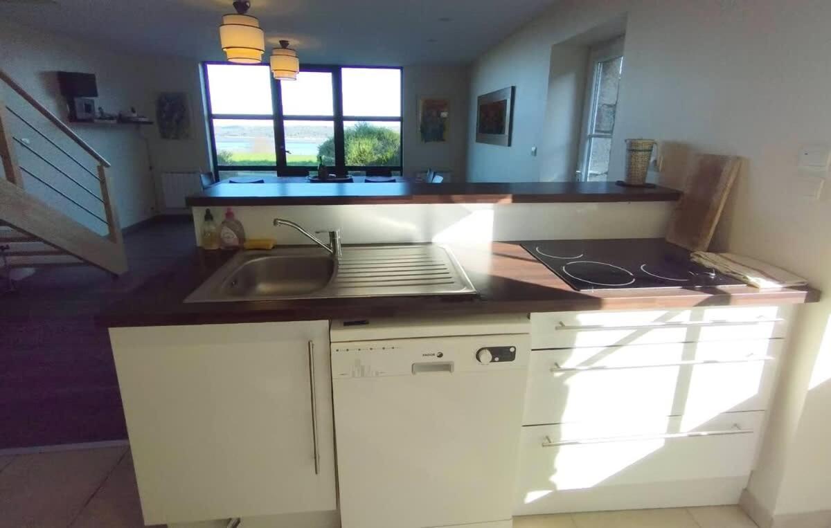 Large Farmhouse With Garden And Sea View For 8 People Locquenole Exteriör bild